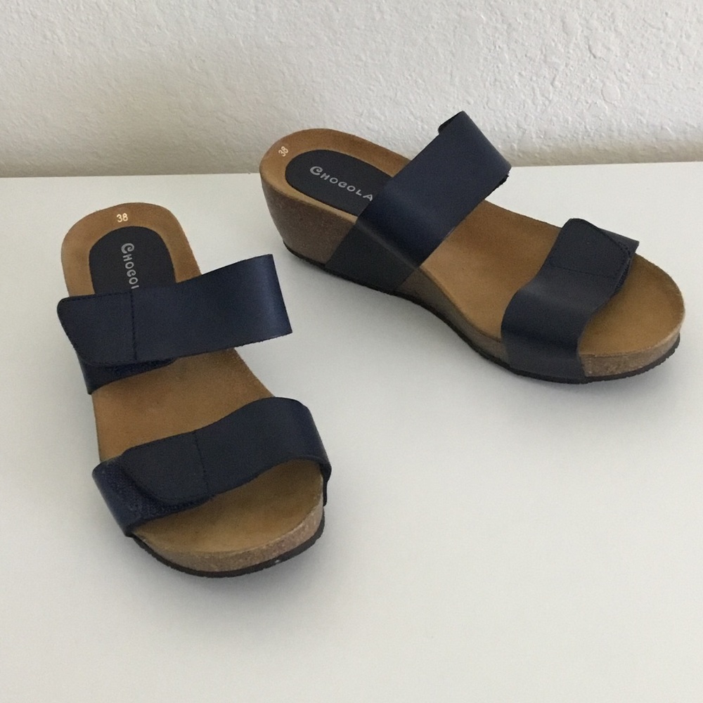 Womens Chocolat Blu Breeze Wedge Sz EU 38 US 8